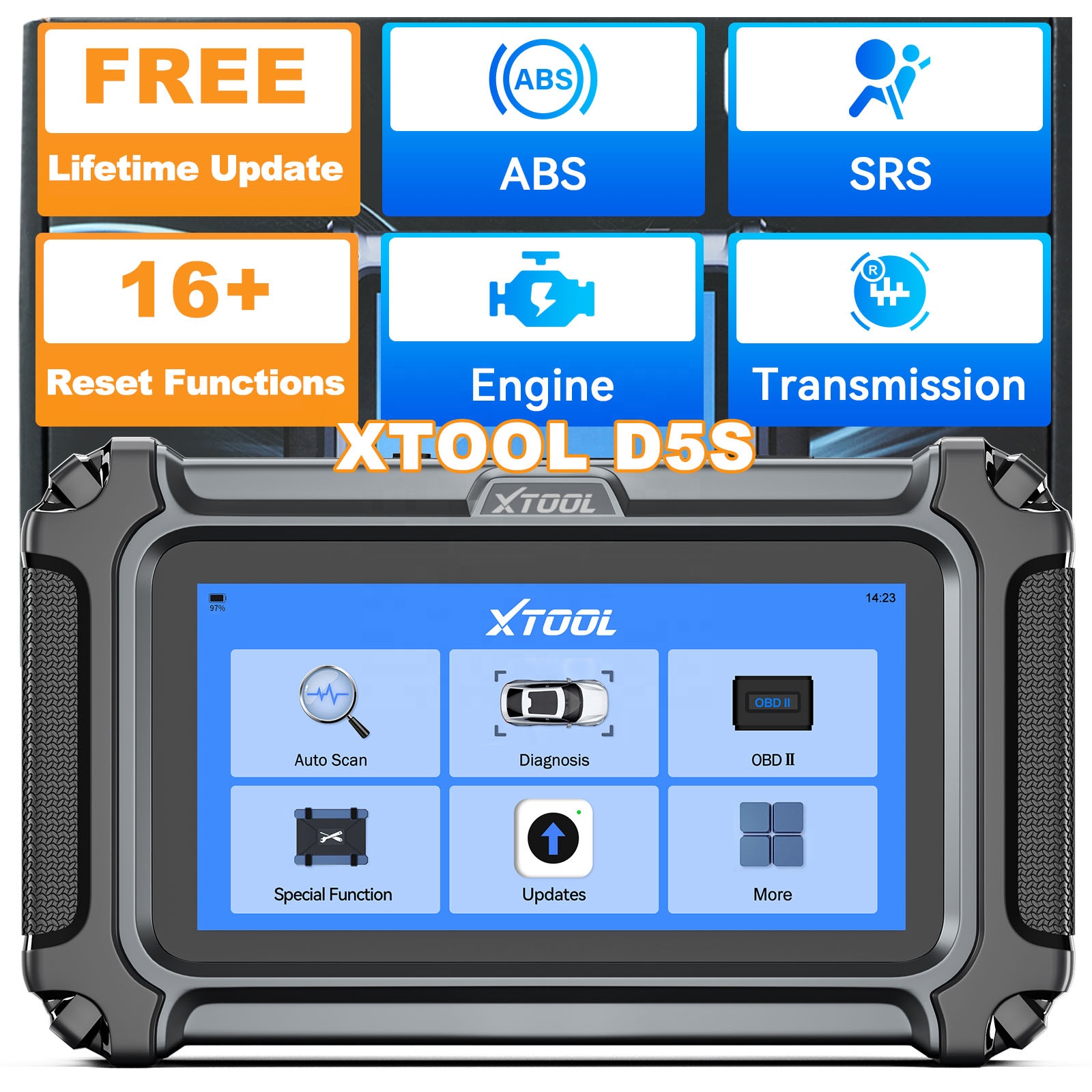 Car Diagnostic Tool - Für D5S OBD2 Scanner 12V Lebenslange