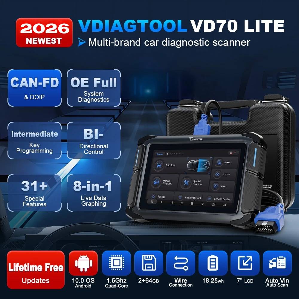 EU-Lagerbestand VDAIGTOOL VD70 – Car Diagnostic Tool Bewertung und Preis