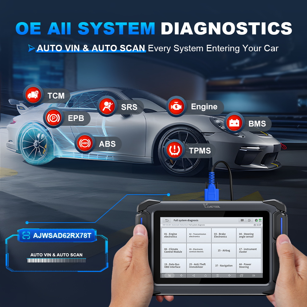 EU-Lagerbestand VDAIGTOOL VD70 – Car Diagnostic Tool Bewertung und Preis